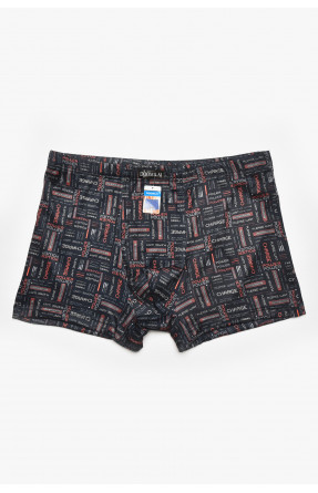 Боксеры мужские черного цвета с принтом DO1877 211564C