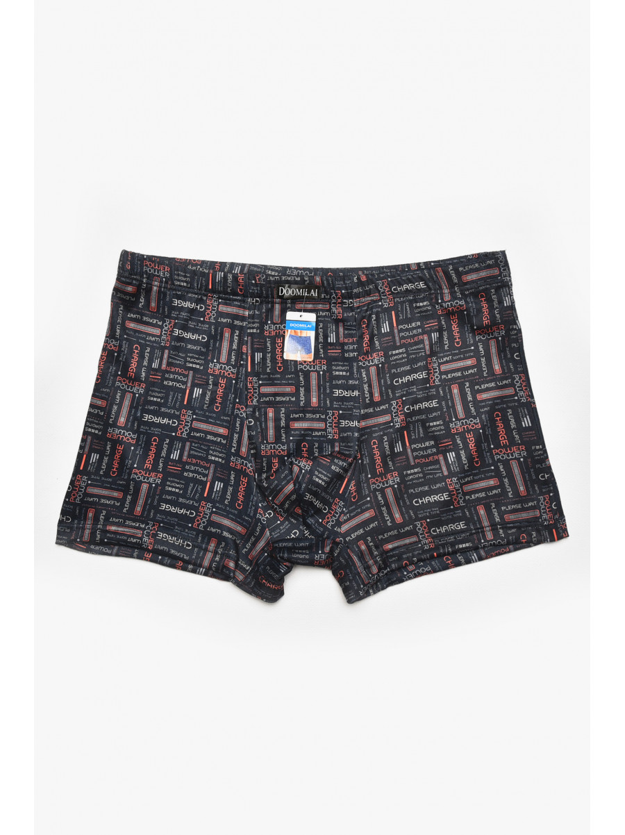 Боксеры мужские черного цвета с принтом DO1877 211564C