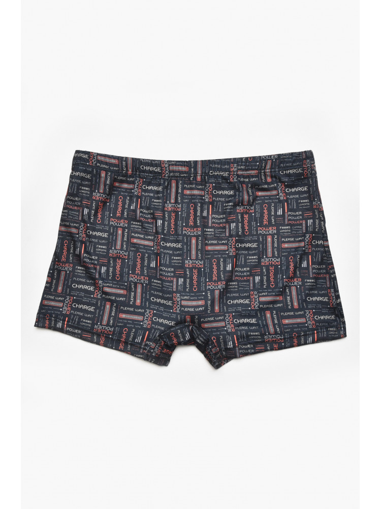 Боксеры мужские черного цвета с принтом DO1877 211564C