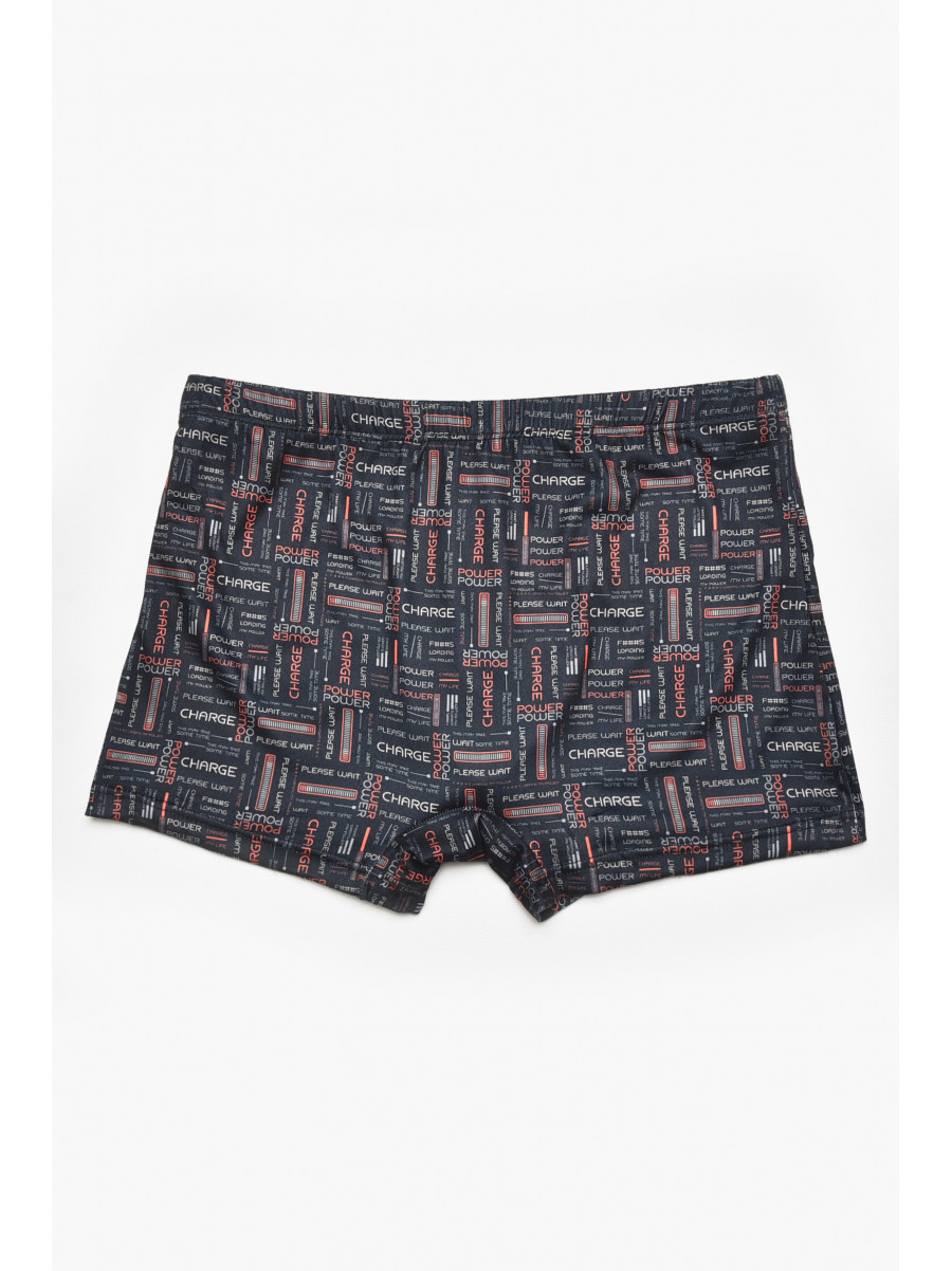 Боксеры мужские черного цвета с принтом DO1877 211564C