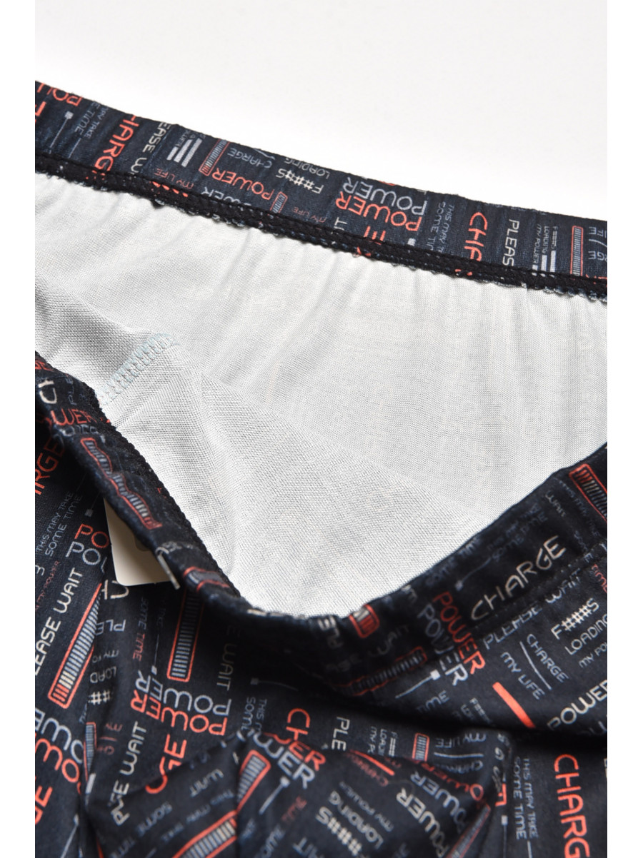 Боксеры мужские черного цвета с принтом DO1877 211564C