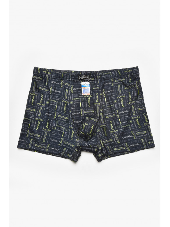 Боксеры мужские черного цвета с принтом DO1877 211566C