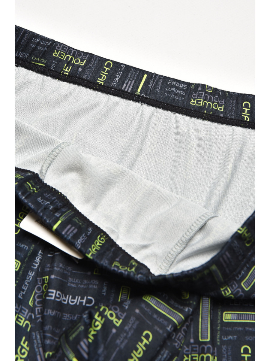 Боксеры мужские черного цвета с принтом DO1877 211566C