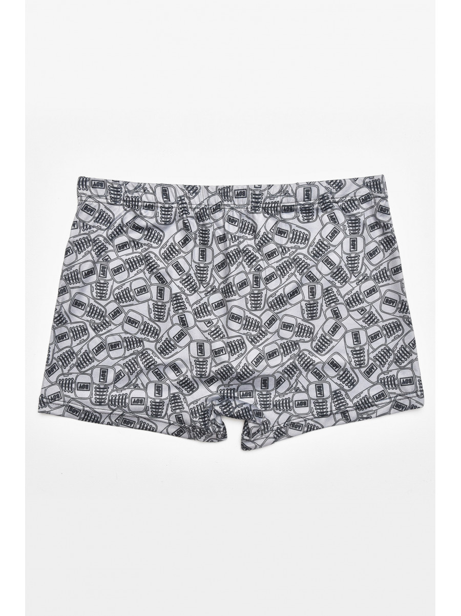 Боксеры мужские серого цвета с принтом DO1879 211568C