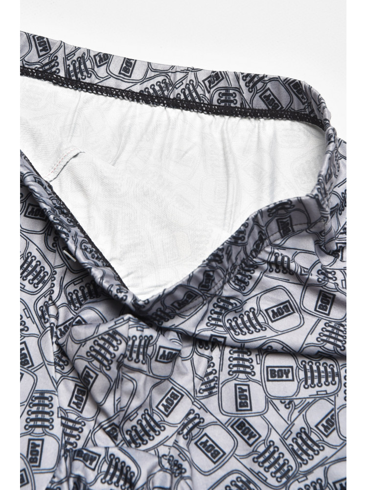 Боксеры мужские серого цвета с принтом DO1879 211568C