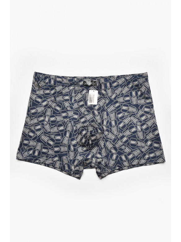 Боксеры мужские тёмно-синего цвета с принтом DO1879 211569C