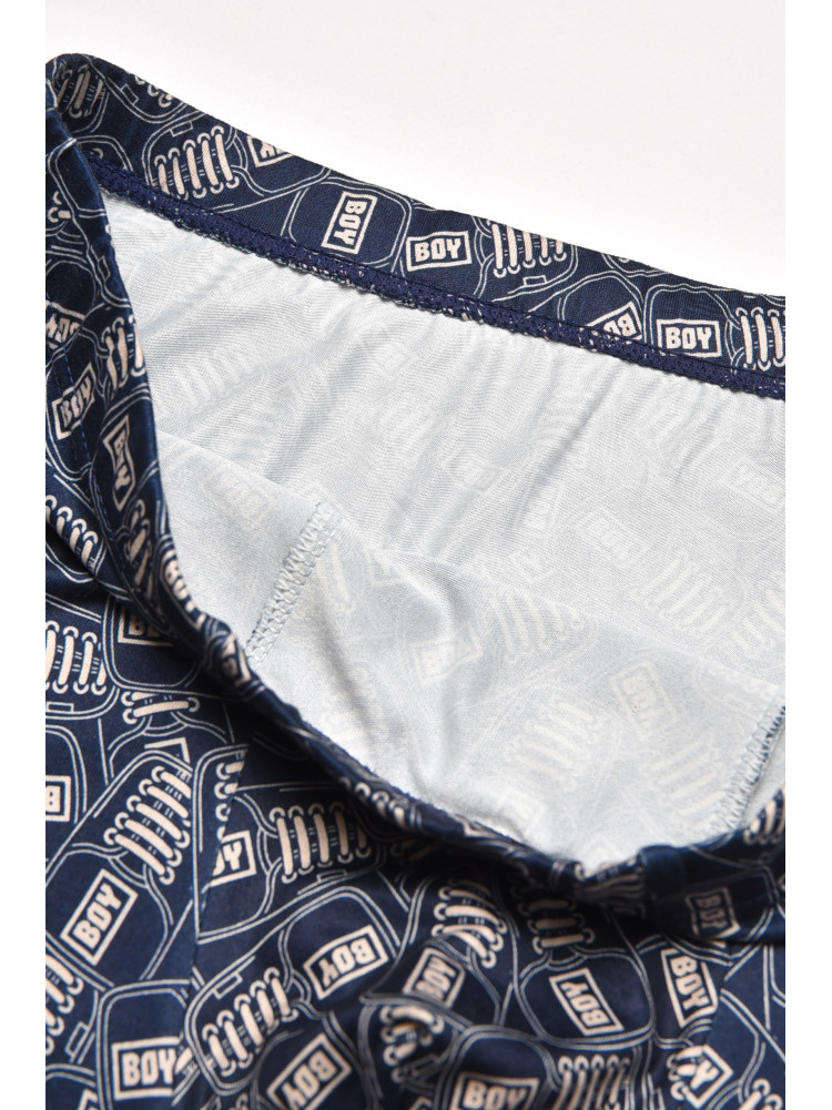 Боксеры мужские тёмно-синего цвета с принтом DO1879 211569C