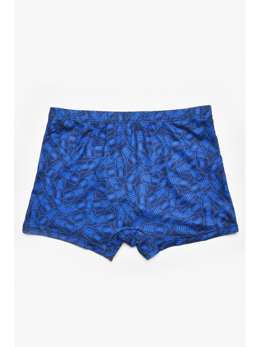 Боксеры мужские тёмно-синего цвета с принтом DO1879 211570C
