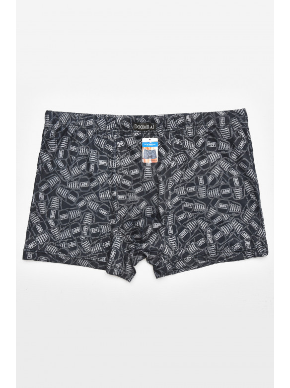 Боксеры мужские черного цвета с принтом DO1879 211571C