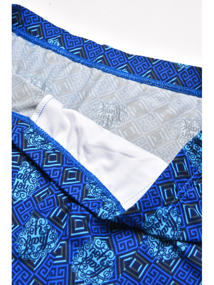 Боксеры мужские тёмно-синего цвета с принтом 211574C