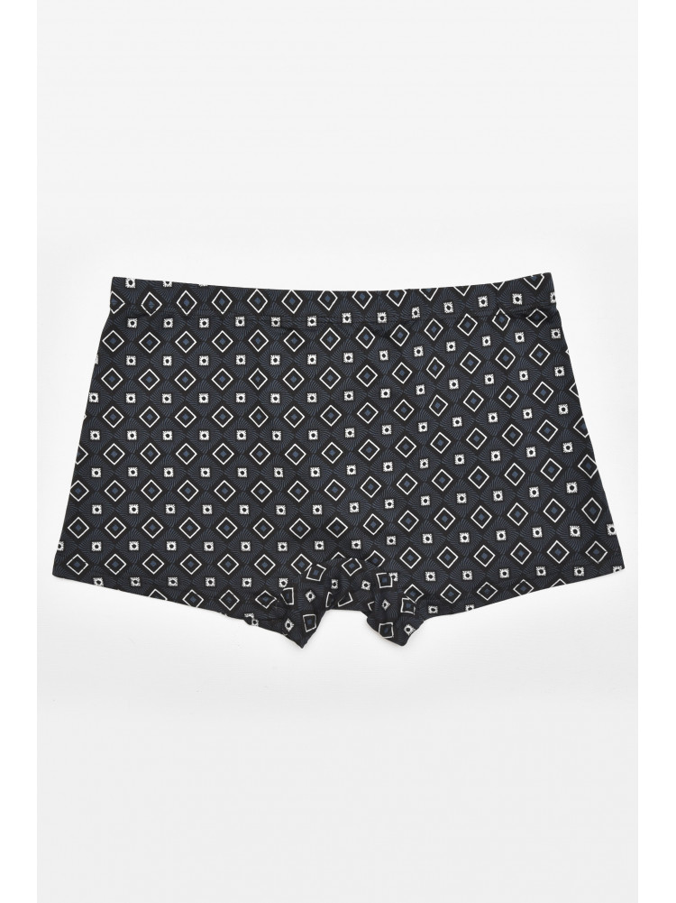 Боксеры мужские черного цвета с принтом 211578C