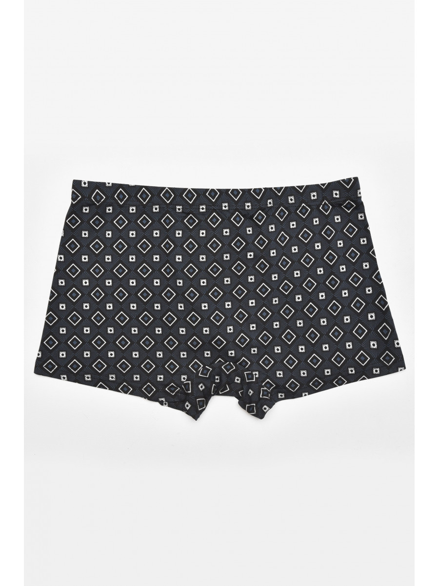 Боксеры мужские черного цвета с принтом 211578C