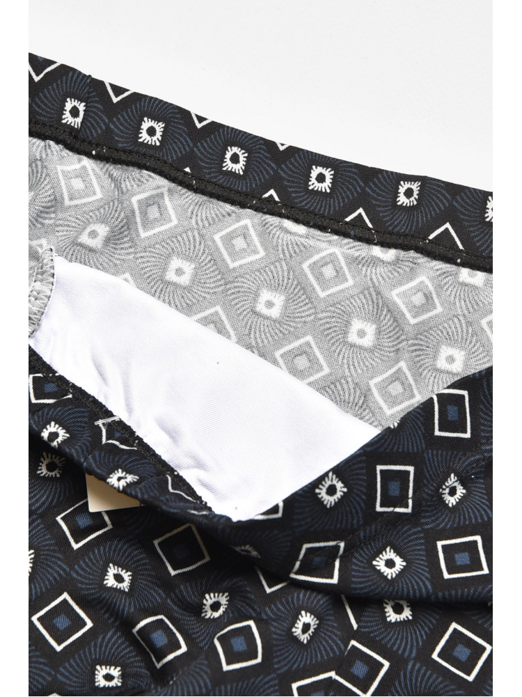 Боксеры мужские черного цвета с принтом 211578C