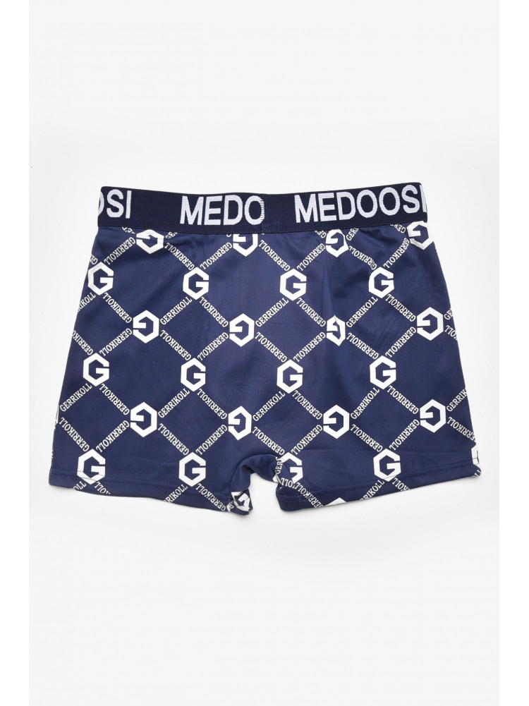 Боксеры мужские тёмно-синего цвета с принтом Z071 211579C