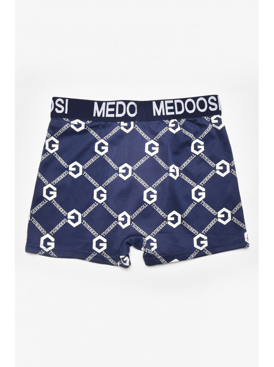 Боксеры мужские тёмно-синего цвета с принтом Z071 211579C