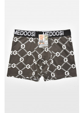 Боксеры мужские тёмно-серого цвета с принтом Z071 211580C