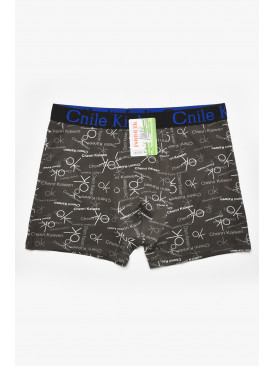 Боксеры мужские черного цвета с принтом Z054D 211582C