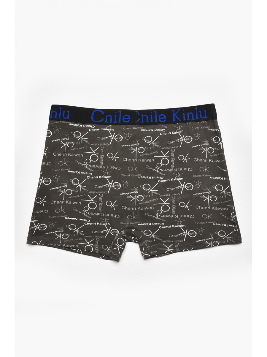 Боксеры мужские черного цвета с принтом Z054D 211582C