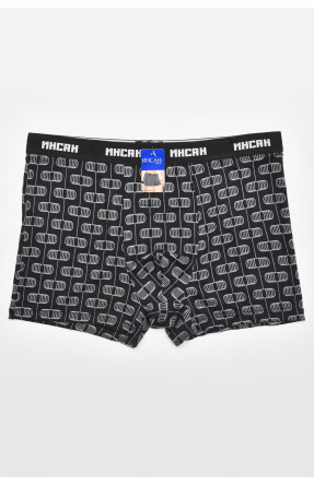 Боксеры мужские черного цвета с принтом INS-18769 211584C