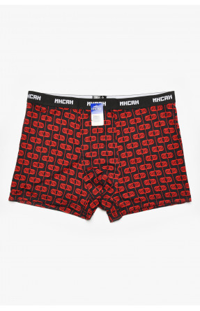 Боксеры мужские черного цвета с принтом INS-18769 211585C