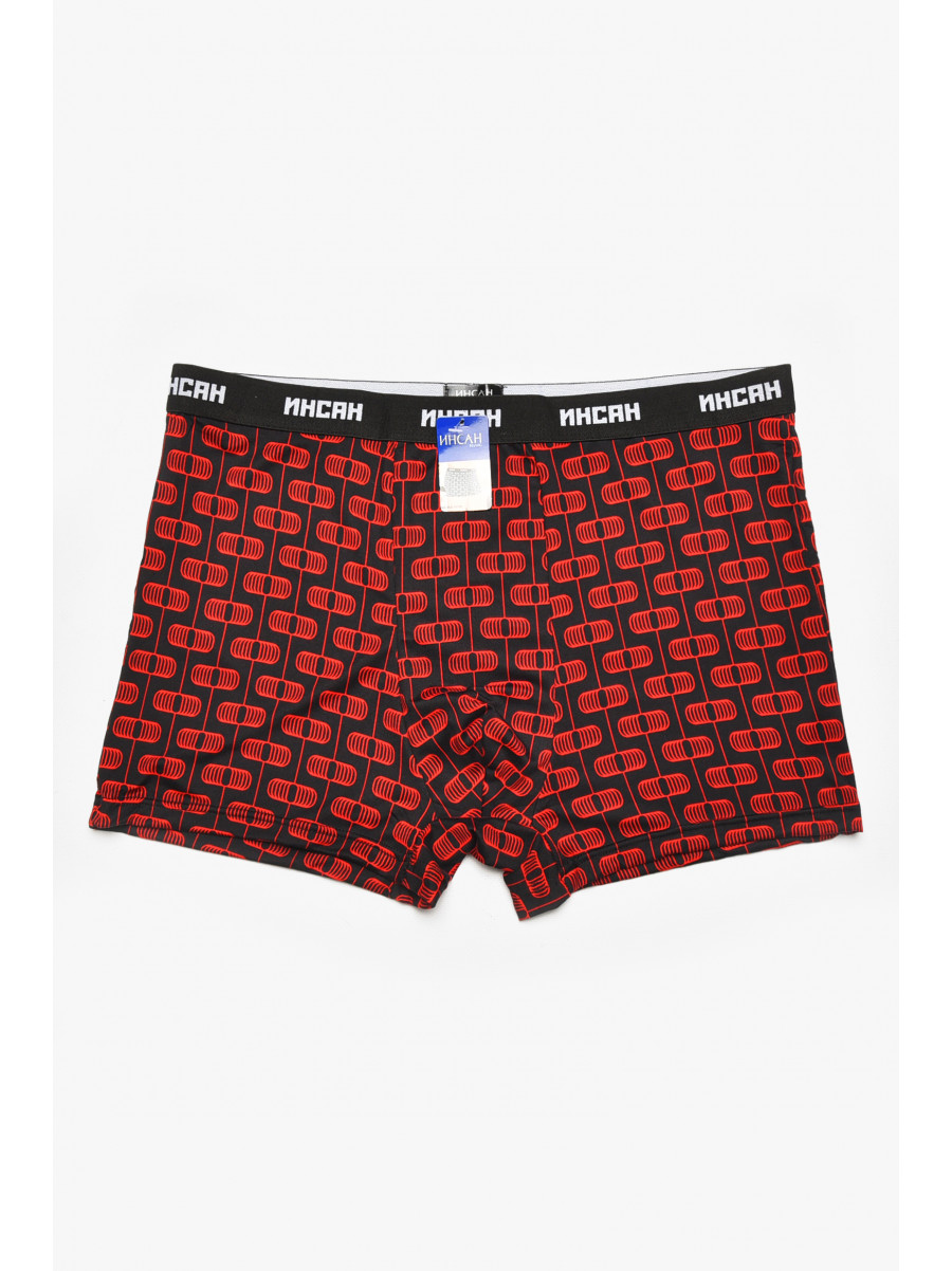 Боксеры мужские черного цвета с принтом INS-18769 211585C