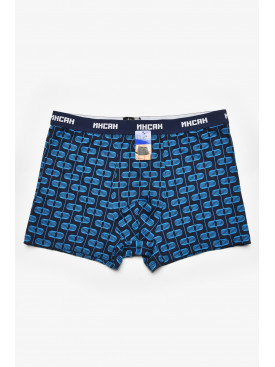 Боксеры мужские тёмно-синего цвета с принтом INS-18769 211586C Боксеры мужские тёмно-синего цвета с принтом INS-18769 211586C