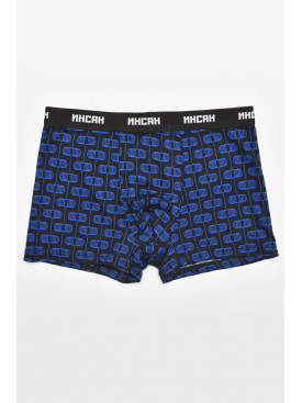 Боксеры мужские черного цвета с принтом INS-18769 211587C