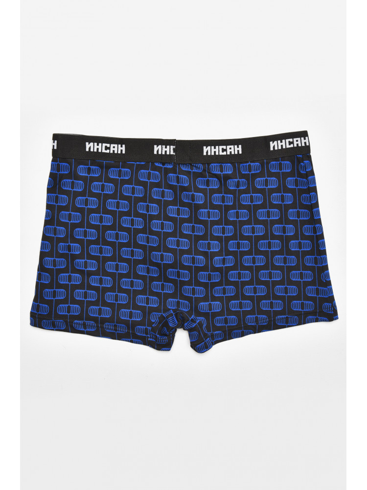 Боксеры мужские черного цвета с принтом INS-18769 211587C