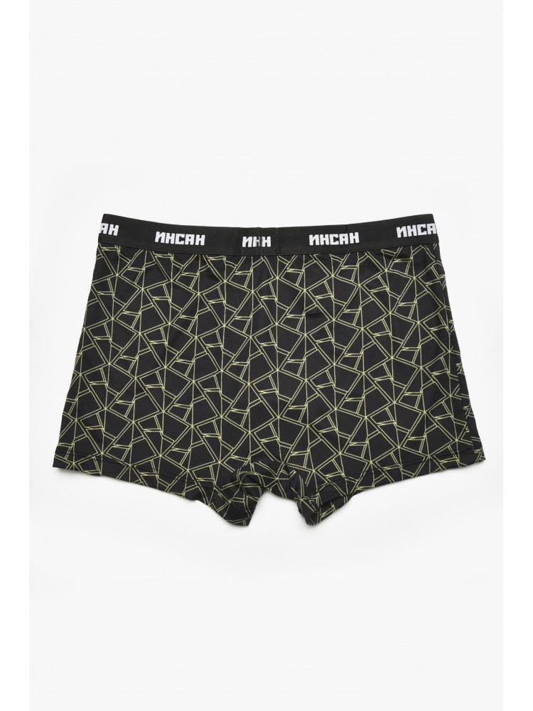 Боксеры мужские черного цвета с принтом INS-18771 211588C