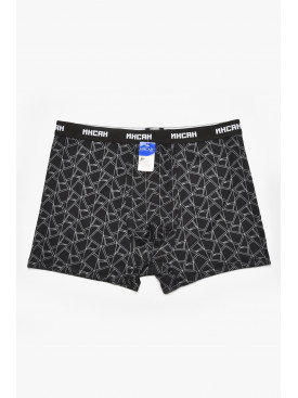 Боксеры мужские черного цвета с принтом INS-18771 211589C