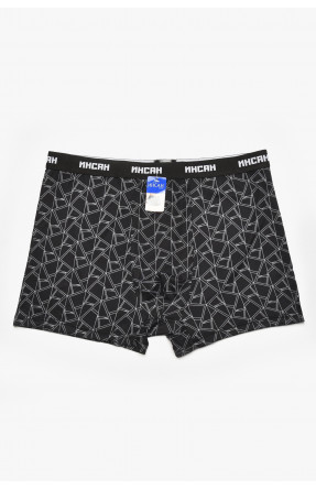 Боксеры мужские черного цвета с принтом INS-18771 211589C