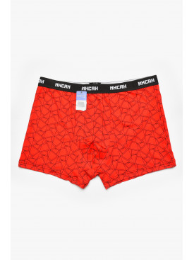 Боксеры мужские красного цвета с принтом INS-18771 211590C