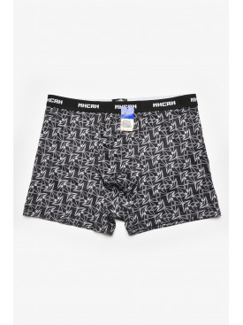 Боксеры мужские черного цвета с принтом INS-18777 211592C