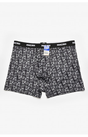 Боксеры мужские черного цвета с принтом INS-18777 211592C