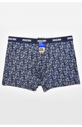 Боксеры мужские тёмно-синего цвета с принтом INS-18777 211594C