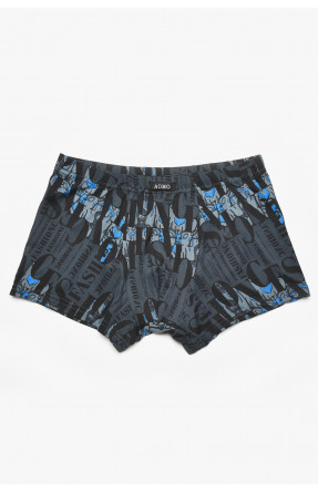 Боксеры мужские черного цвета с принтом 211598C