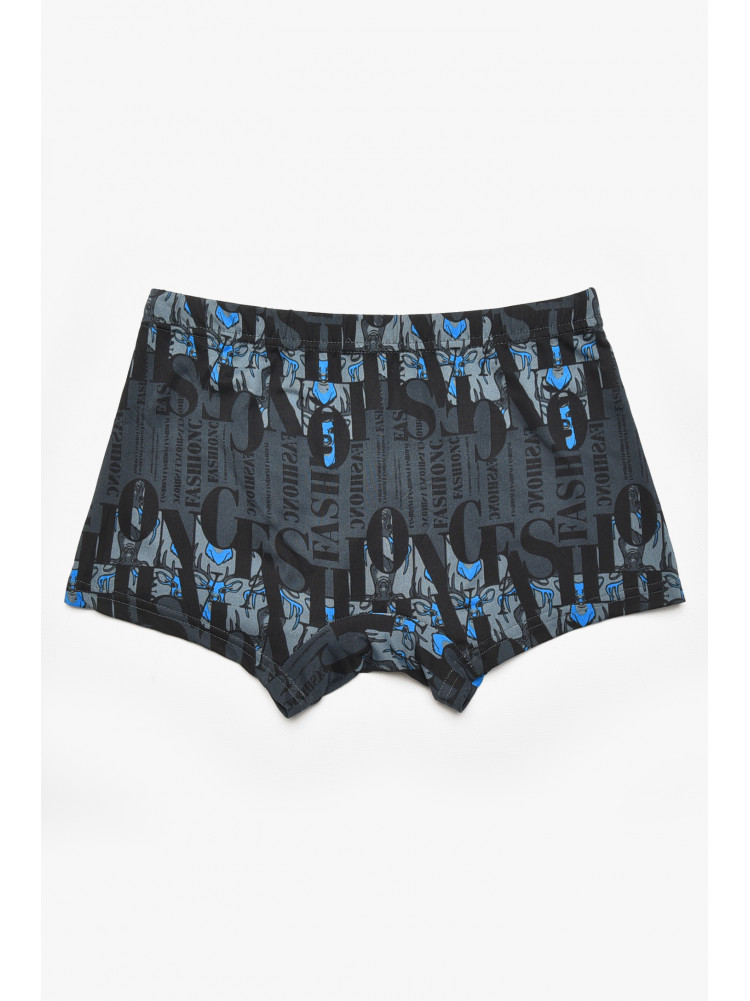 Боксеры мужские черного цвета с принтом 211598C