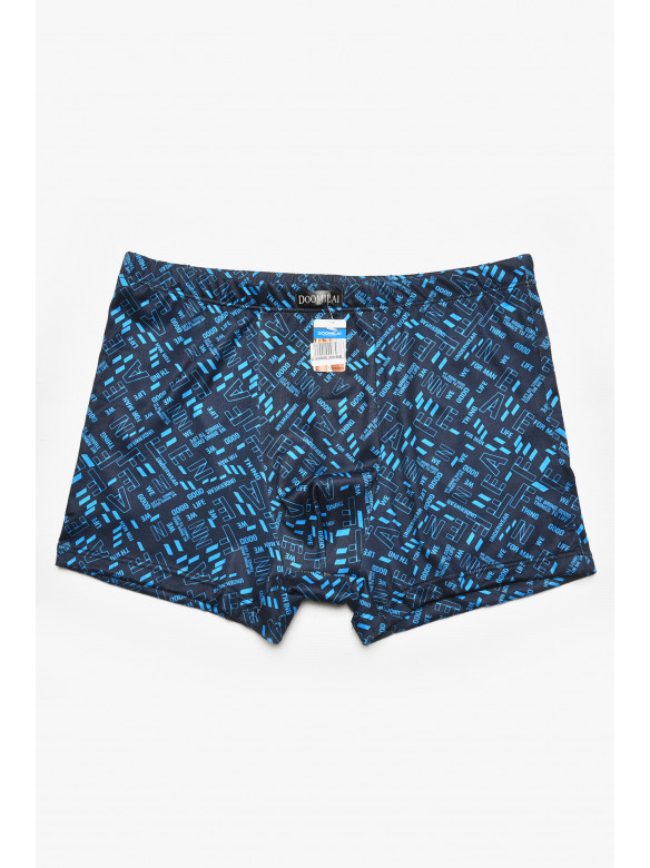 Боксеры мужские тёмно-синего цвета с принтом DO1878 211600C