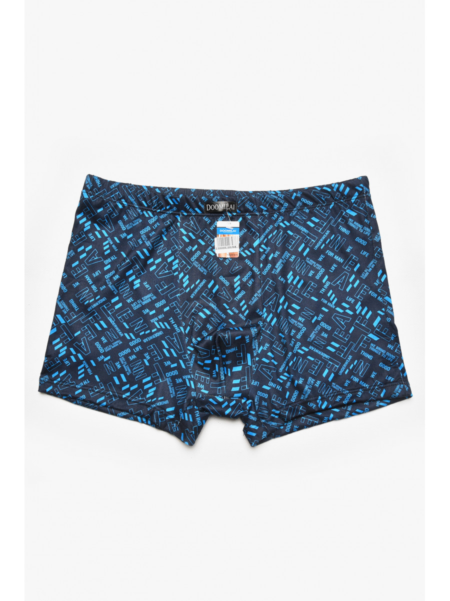 Боксеры мужские тёмно-синего цвета с принтом DO1878 211600C