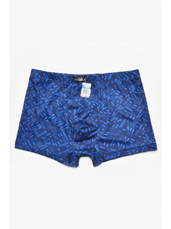 Боксеры мужские тёмно-синего цвета с принтом DO1878 211601C