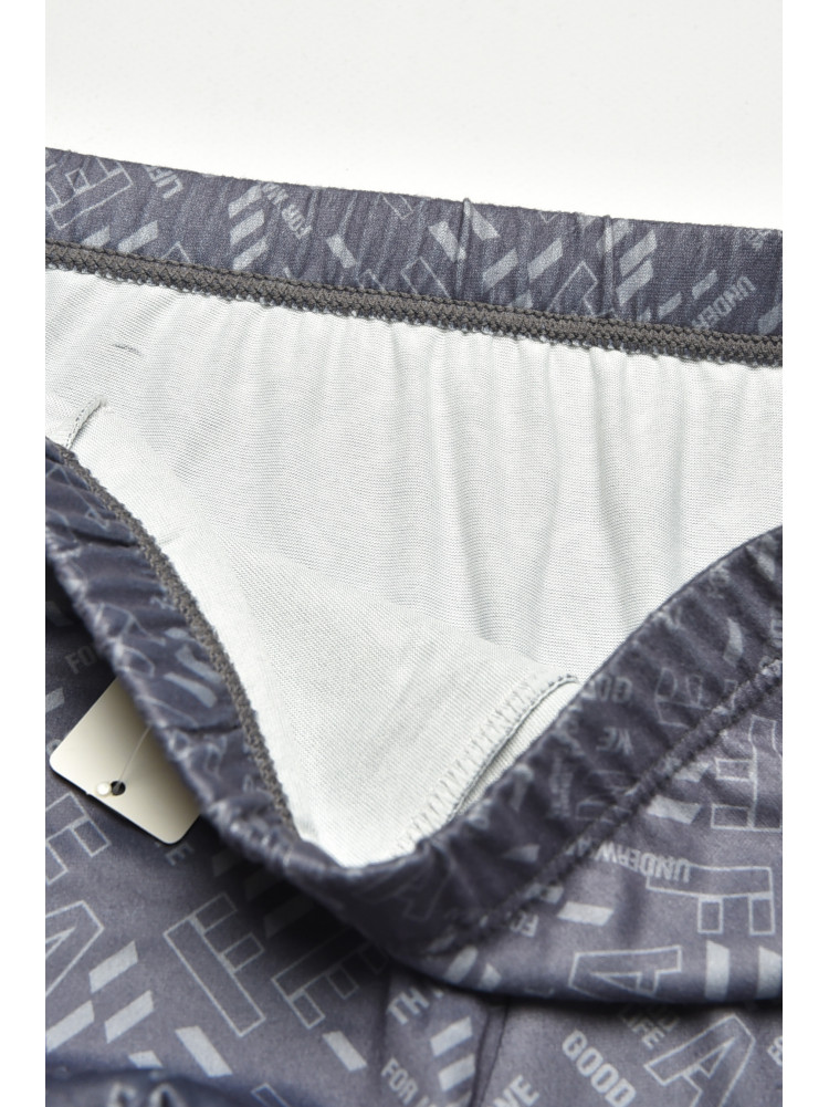 Боксеры мужские серого цвета с принтом DO1878 211602C