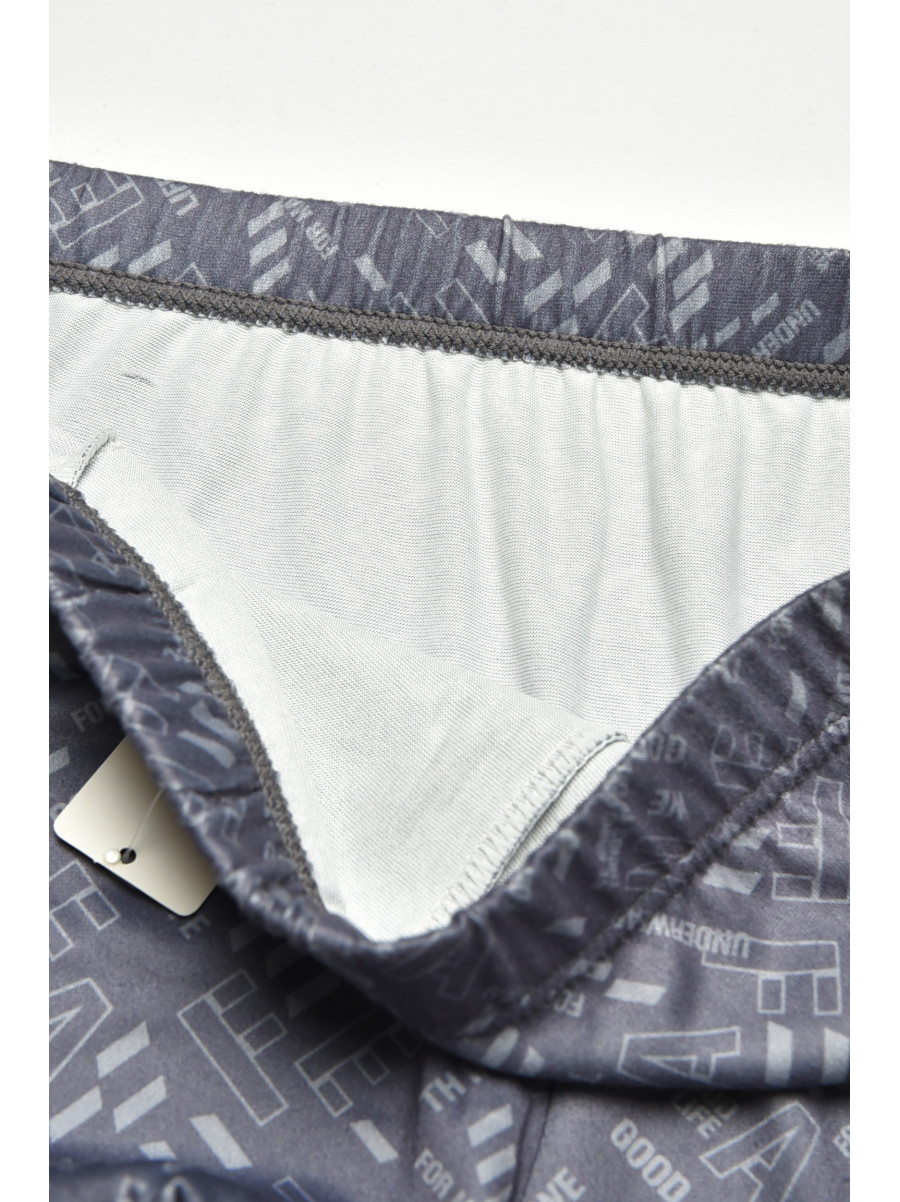 Боксеры мужские серого цвета с принтом DO1878 211602C