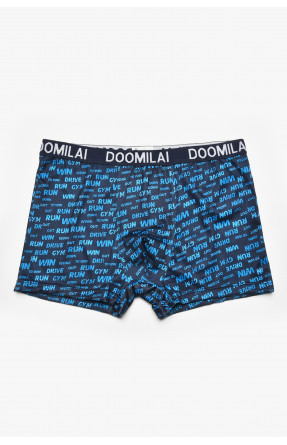 Боксеры мужские тёмно-синего цвета с принтом DO1875 211604C