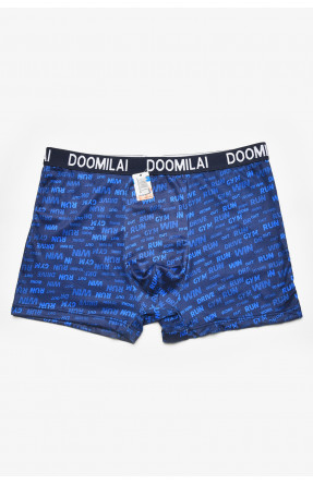 Боксеры мужские тёмно-синего цвета с принтом DO1875 211606C