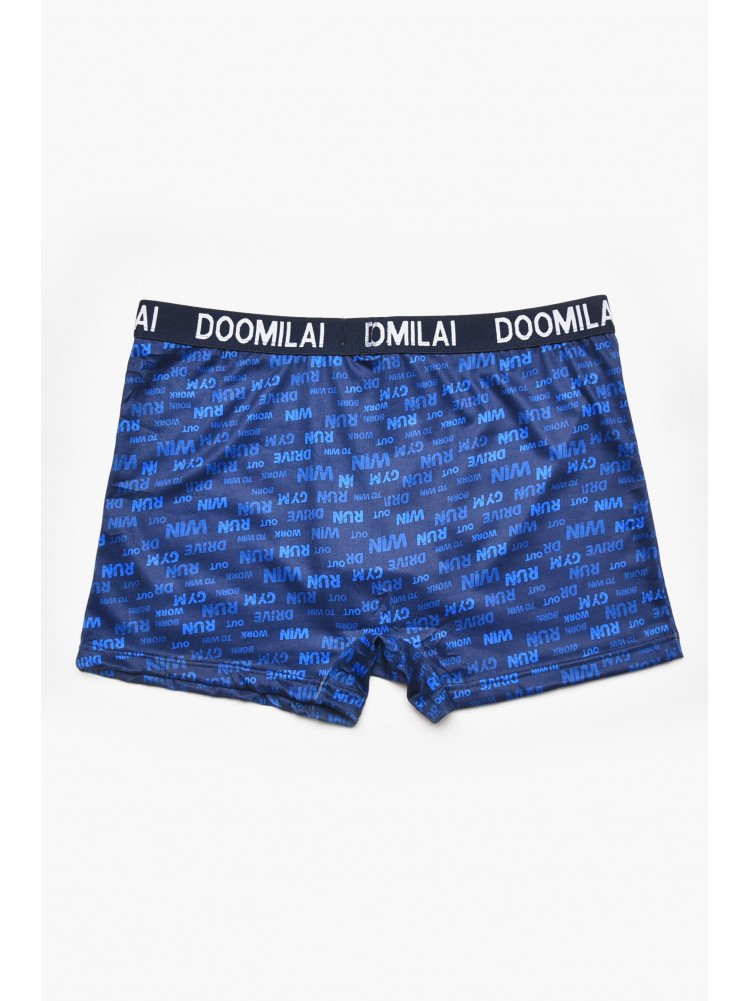 Боксеры мужские тёмно-синего цвета с принтом DO1875 211606C