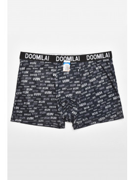 Боксеры мужские черного цвета с принтом DO1875 211607C