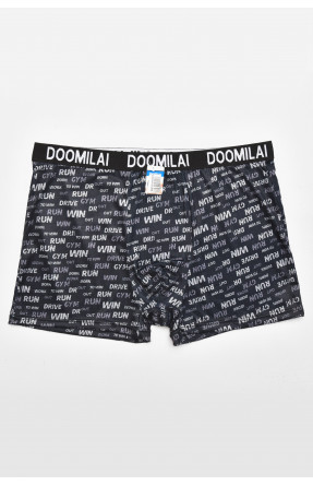 Боксеры мужские черного цвета с принтом DO1875 211607C