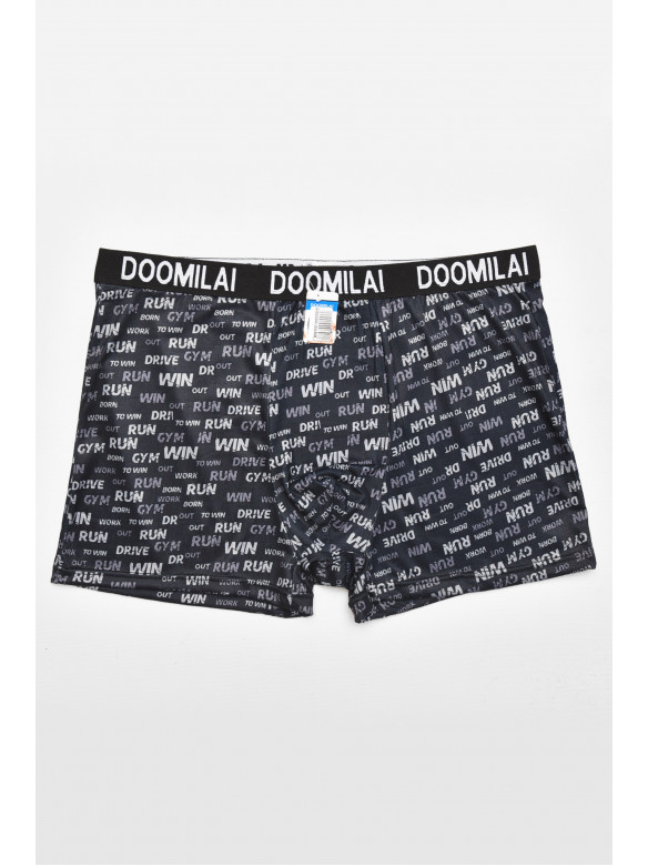 Боксеры мужские черного цвета с принтом DO1875 211607C