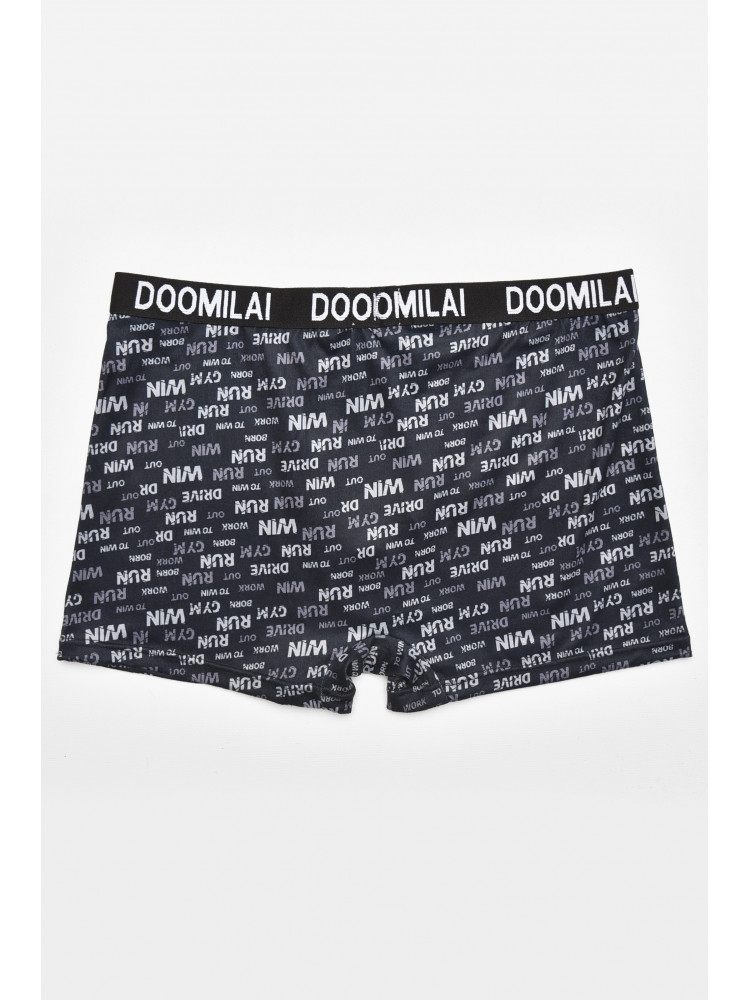 Боксеры мужские черного цвета с принтом DO1875 211607C