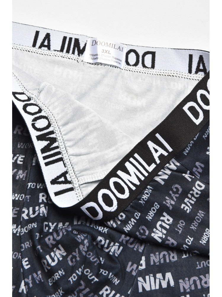 Боксеры мужские черного цвета с принтом DO1875 211607C